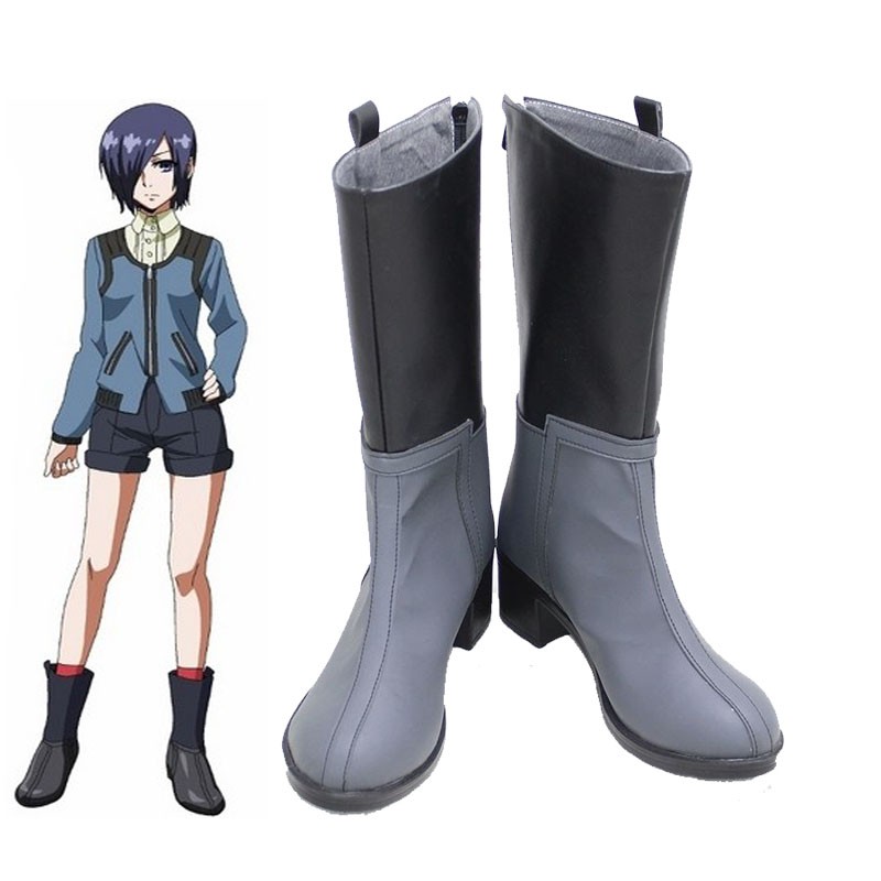 Anime Cosplay Tokyo Ghoul - 東京グール 霧島トウカ コスプレ靴 人工皮革 ハイブーツ Sレベル