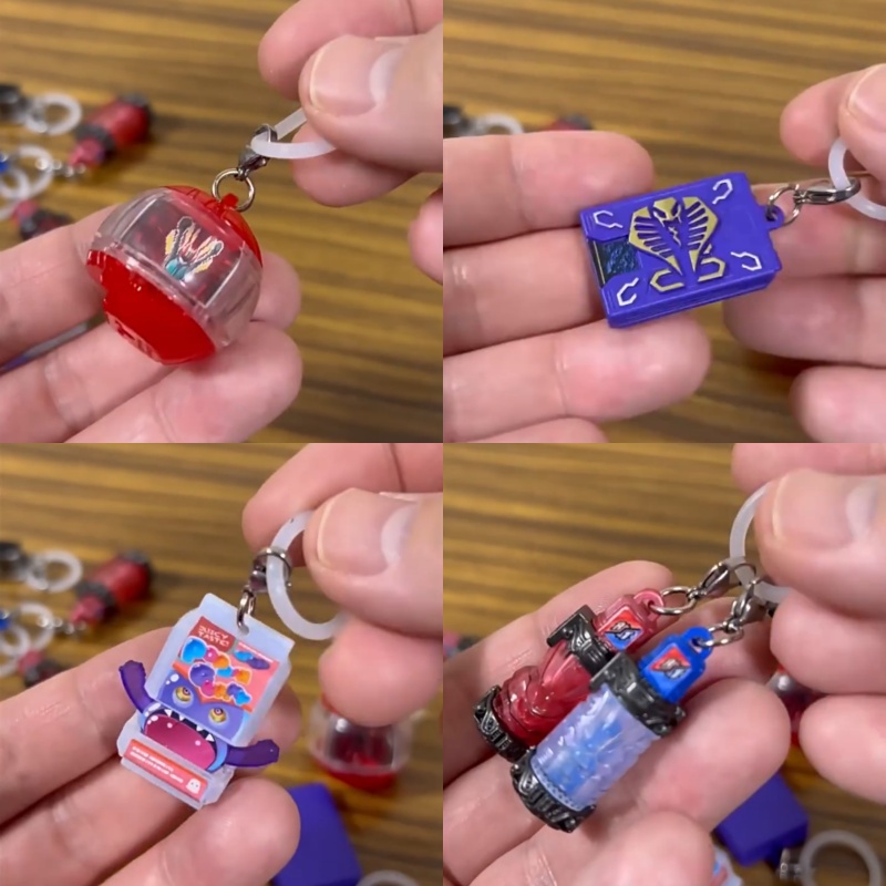 Anime Cosplay Kamen Rider - バンダイ仮面ライダーシリーズシェイプマークペンダントキーホルダー透明球形ガシャポンおもちゃアニメコレクション愛好家のための