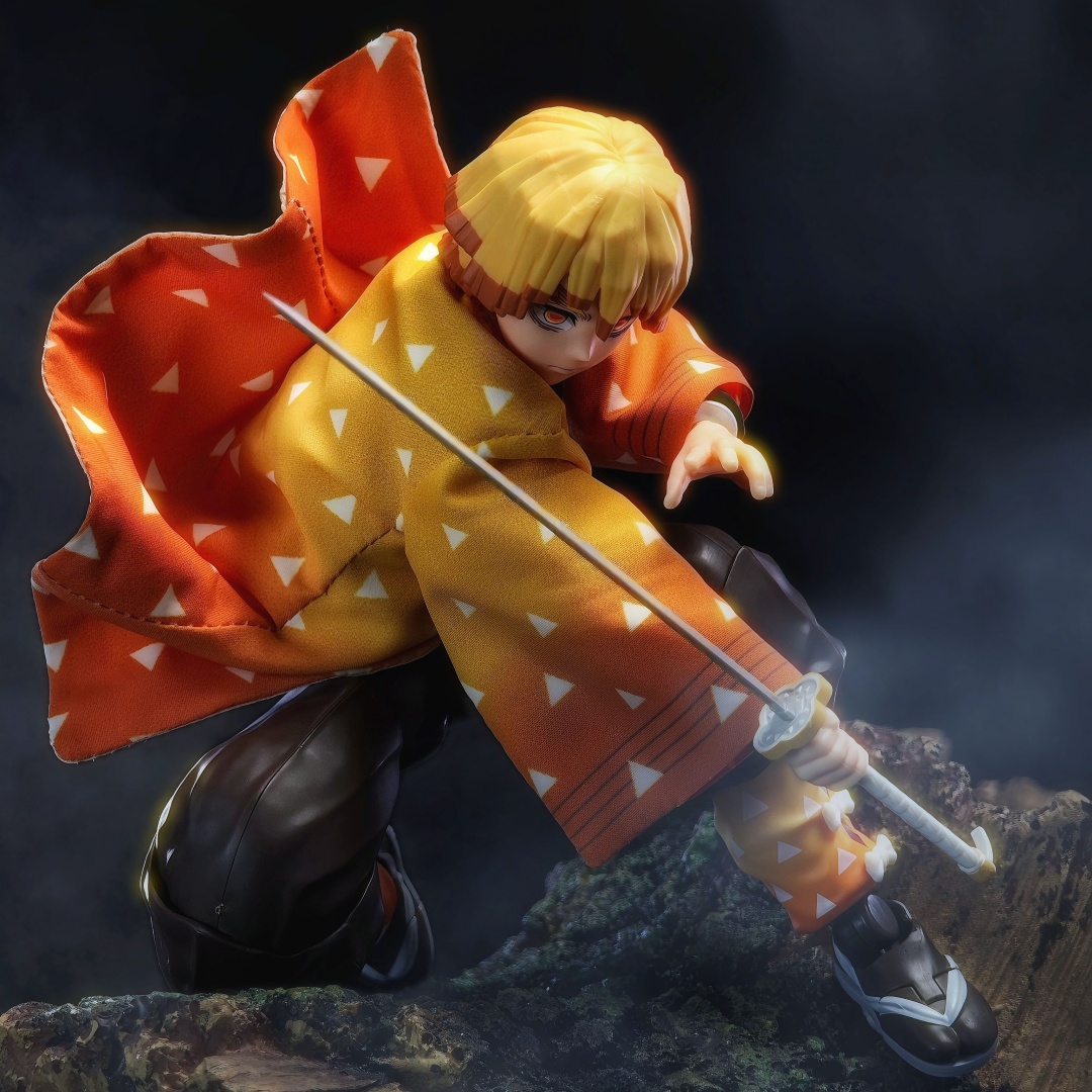 Demon Slayer Haori - デーモンスレイヤー Shf アニメ ハンドメイド 我妻善逸 マント