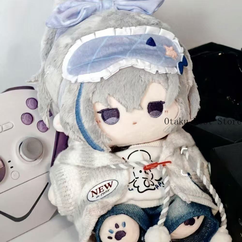 Anime Doll Cosplay - アニメ 20 センチメートル Honkai スターレールシルバーウルフかわいい座っているぬいぐるみぬいぐるみおもちゃ綿マスコットコスプレギフト誕生日
