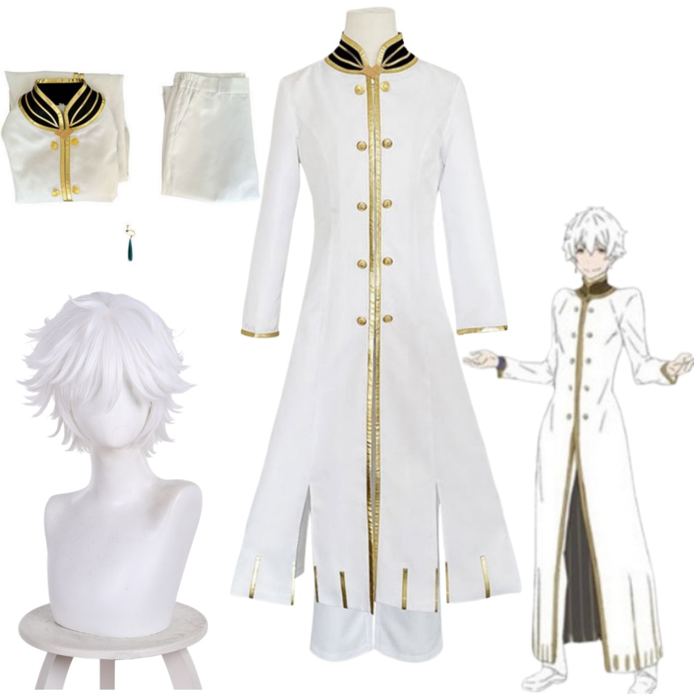 Anime Cosplay Re Zero - レグルス・コネアス コスプレ衣装 Re:ゼロから始める異世界生活 レグルス・コネアス 白制服 アニメ