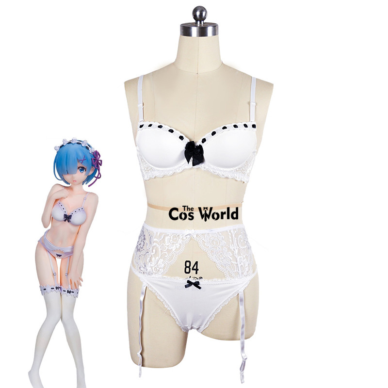 Anime Cosplay Re Zero - 2025年 Re:ゼロから始める異世界生活 レム ランジェリー衣装 アニメコスプレ衣装