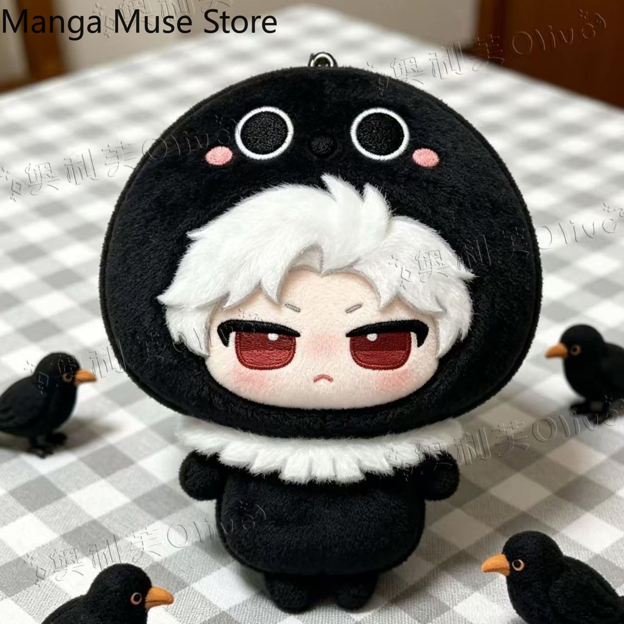 Anime Doll Cosplay - アニメぬいぐるみ ラブアンドディープスペース シラス ぬいぐるみキーホルダー バッグチャーム ペンダント