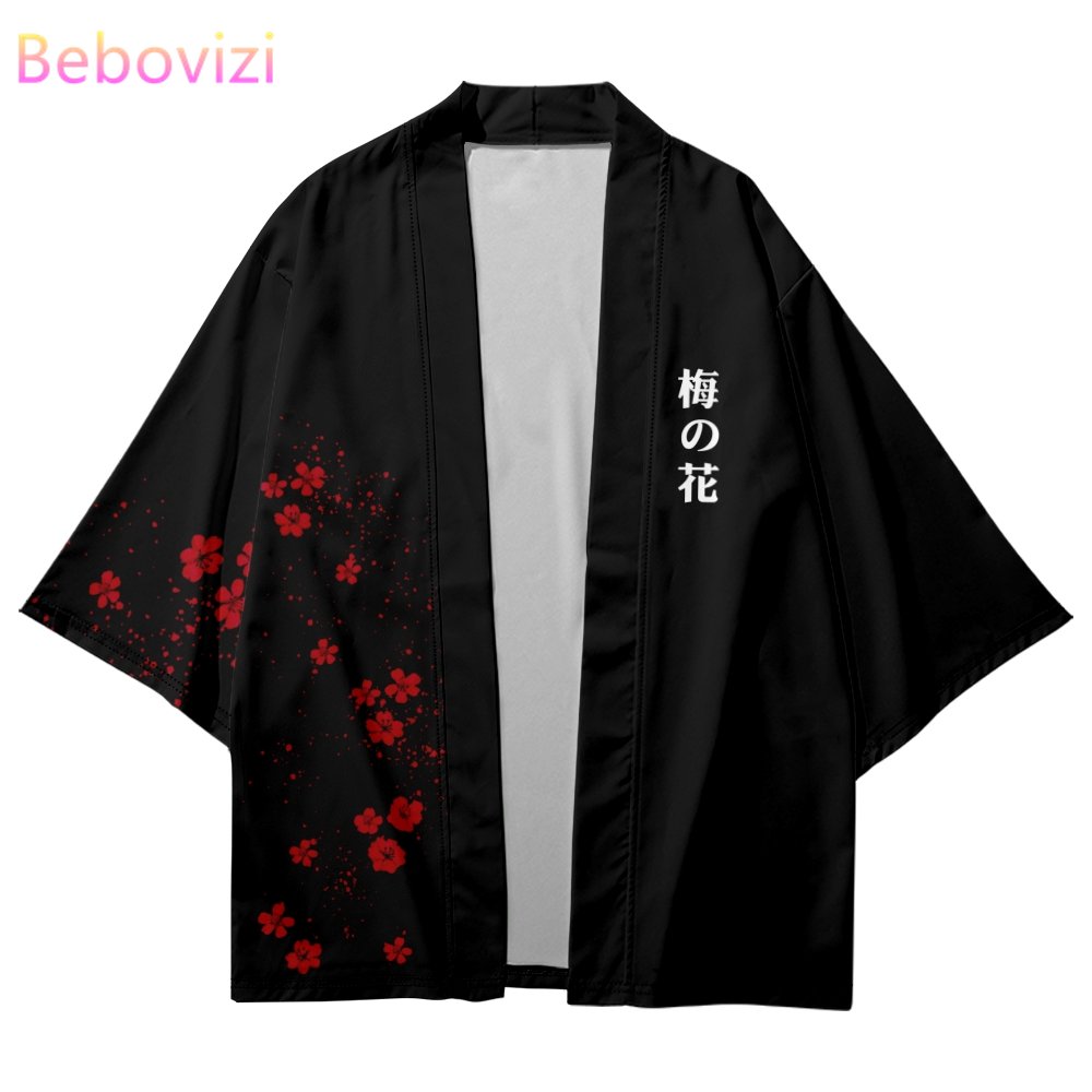 Demon Slayer Haori - 日本の男性と女性のための着物,大きいサイズ,十分な,コスプレ,原宿,伝統的なサムライ衣装