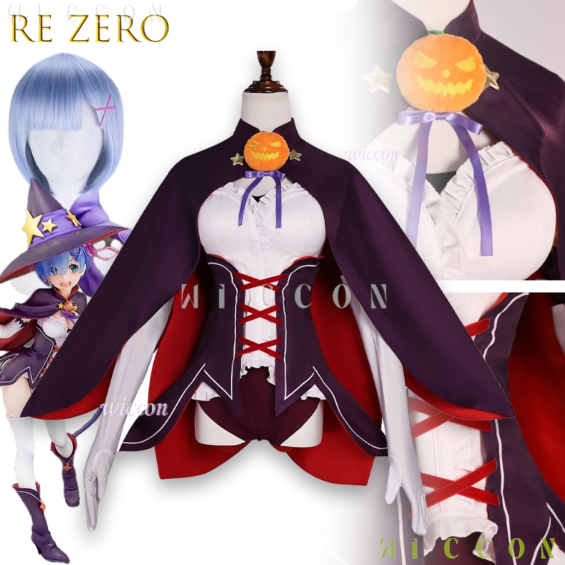 Re Zero Rem Wig - ハロウィン 大人用 コスプレ ゼロから始める異世界生活 レム コスプレ衣装