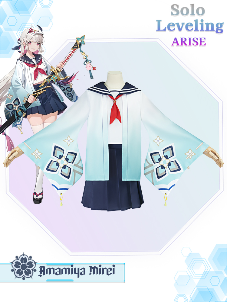 Cosplay Anime Solo - 雨宮美玲 コスプレ 衣装 俺だけレベルアップ：ARISE 日本式セーラー服 女性