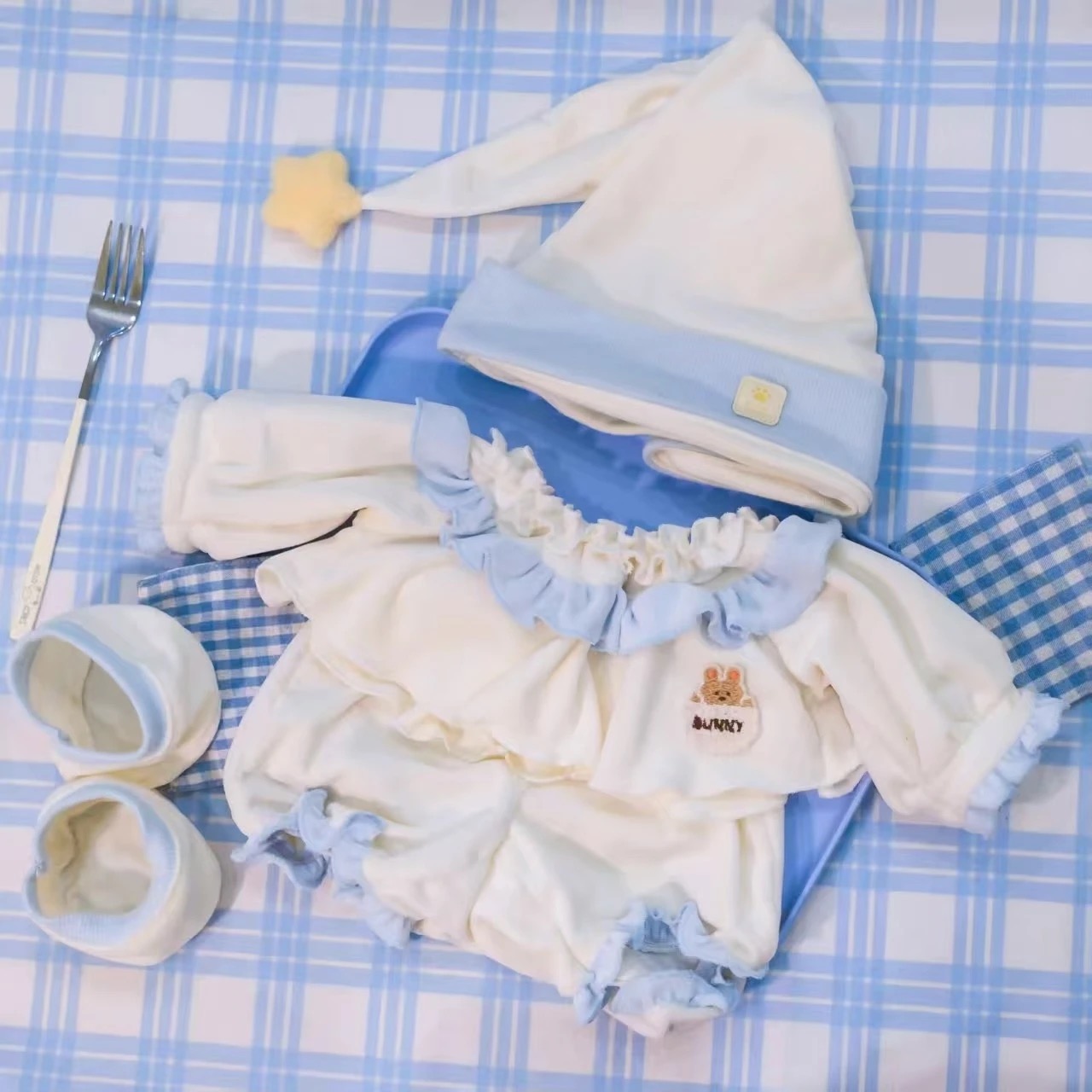 Anime Doll Cosplay - 40cmシュレイ人形服、ぬいぐるみ綿人形パジャマ、座り姿勢、コスプレ属性、人形交換用スーツ