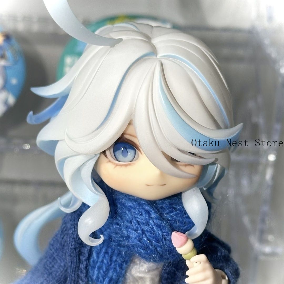 Anime Doll Cosplay - アニメ原神インパクトフリーナ Ob11gsc 1/12 Bjd Hanmade プリントヘッドシェル人形アクセサリー