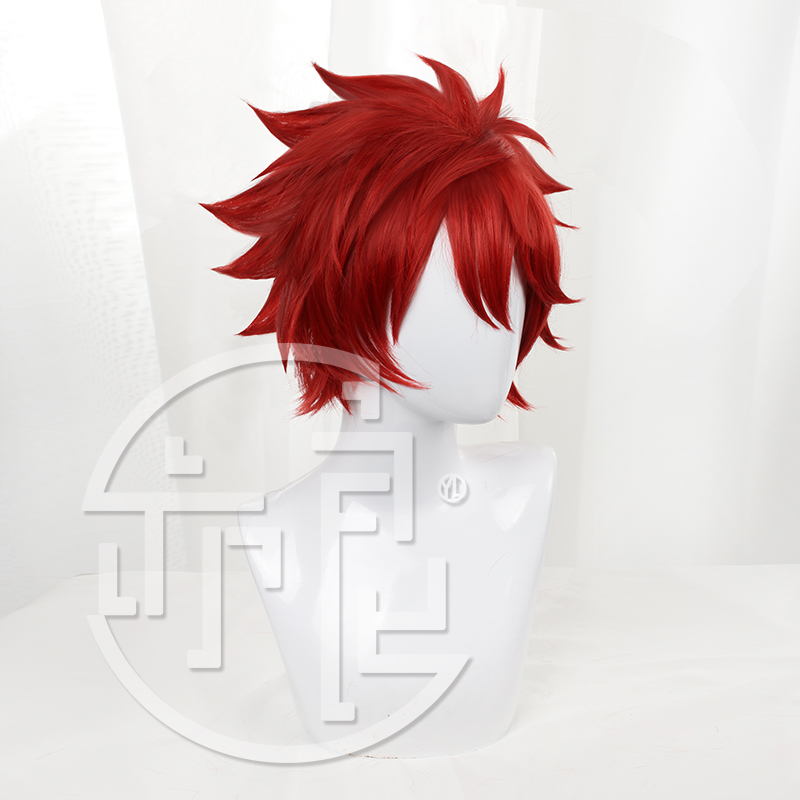アニメSK8インフィニティrekiコスプレウィッグ赤髪の男性 - Anime Cosplay Red Hair のレビューと価格