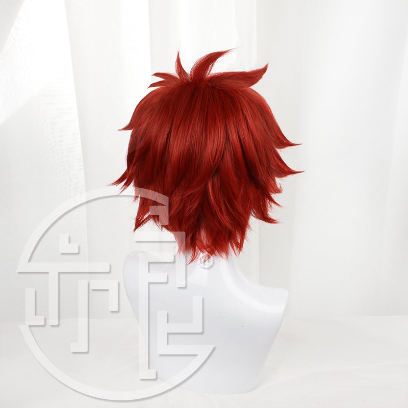 アニメSK8インフィニティrekiコスプレウィッグ赤髪の男性 - Anime Cosplay Red Hair のレビューと価格