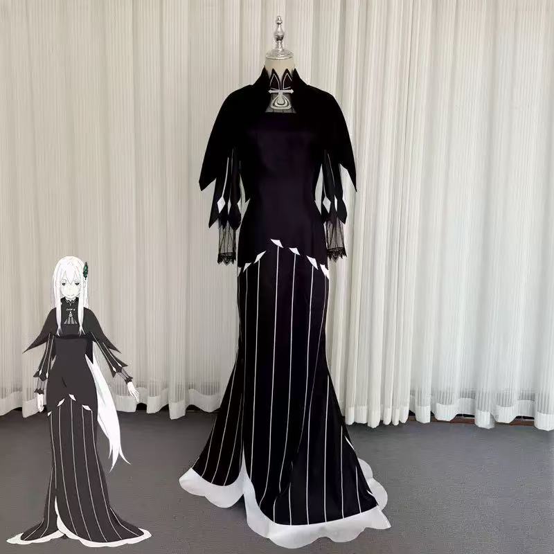 アニメ Re:ゼロから始める異世界生活 エキドナ コスプレ衣 - Anime Cosplay Re Zero のレビューと価格