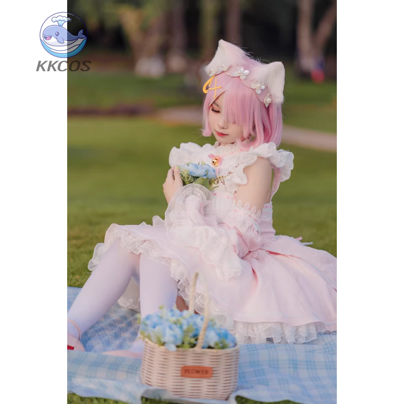 Re:ゼロから始める異世界生活 ラム・レム コスプレ レトロ - Anime Cosplay Re Zero のレビューと価格