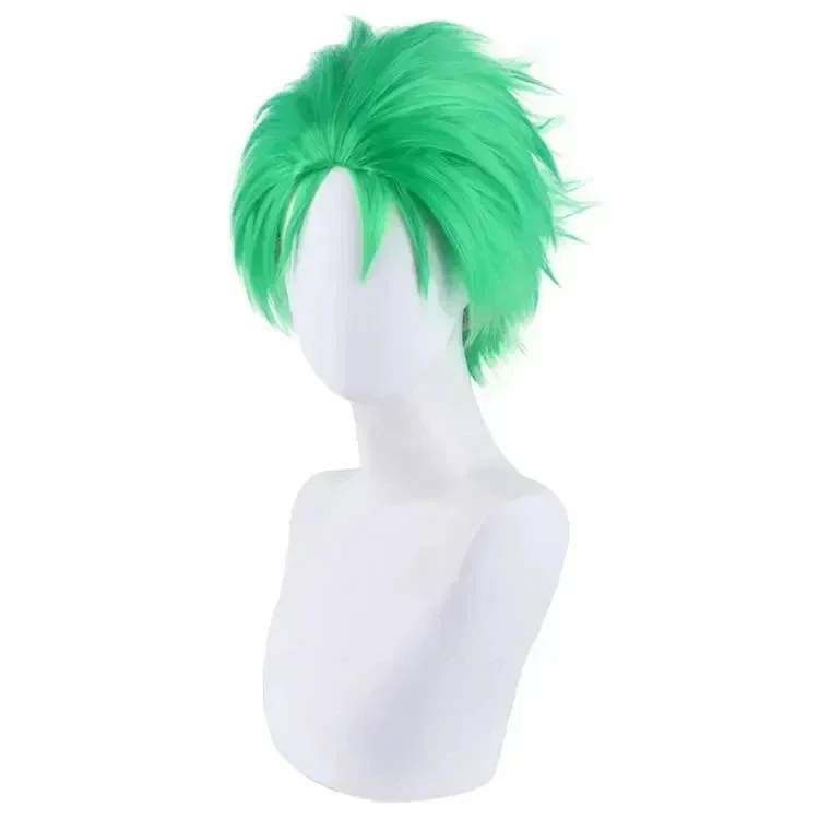 ロロノアゾロコミックコスプレウィッグ、アニメスリックバックグ - Cosplay Anime Zoro のレビューと価格
