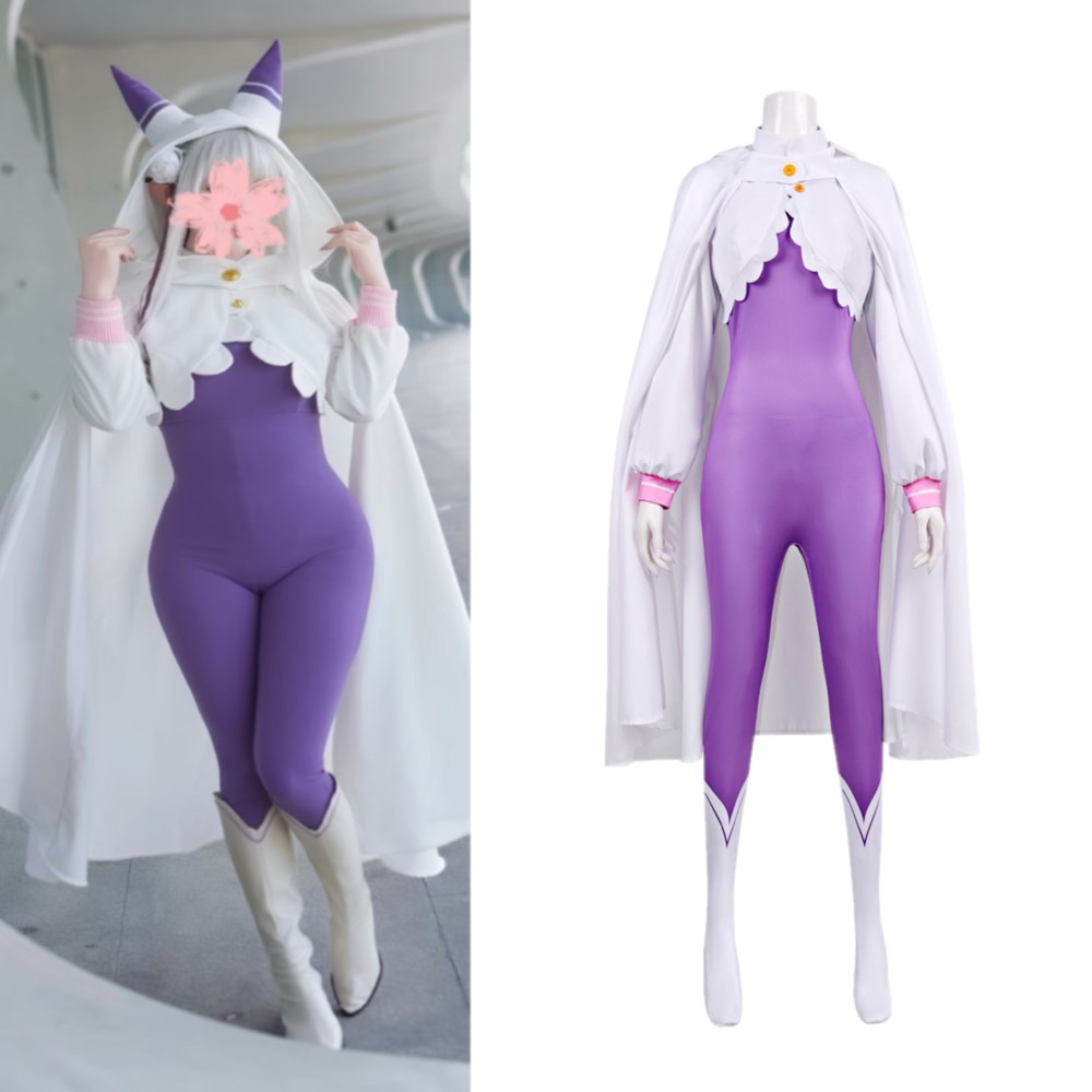新しいエミリア・リゼロコスプレ衣装ウィッグセクシーな紫のボデ - Anime Cosplay Re Zero のレビューと価格