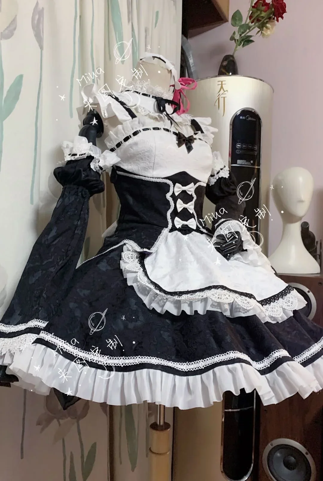新しいアニメメイドレムコスプレ衣装再:ゼロインフィニティコス - Re Zero Rem Wig のレビューと価格