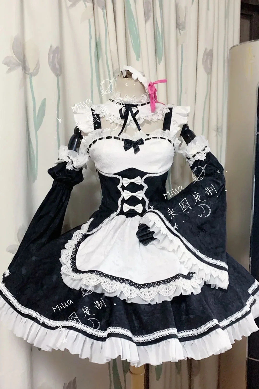 新しいアニメメイドレムコスプレ衣装再:ゼロインフィニティコス - Re Zero Rem Wig のレビューと価格