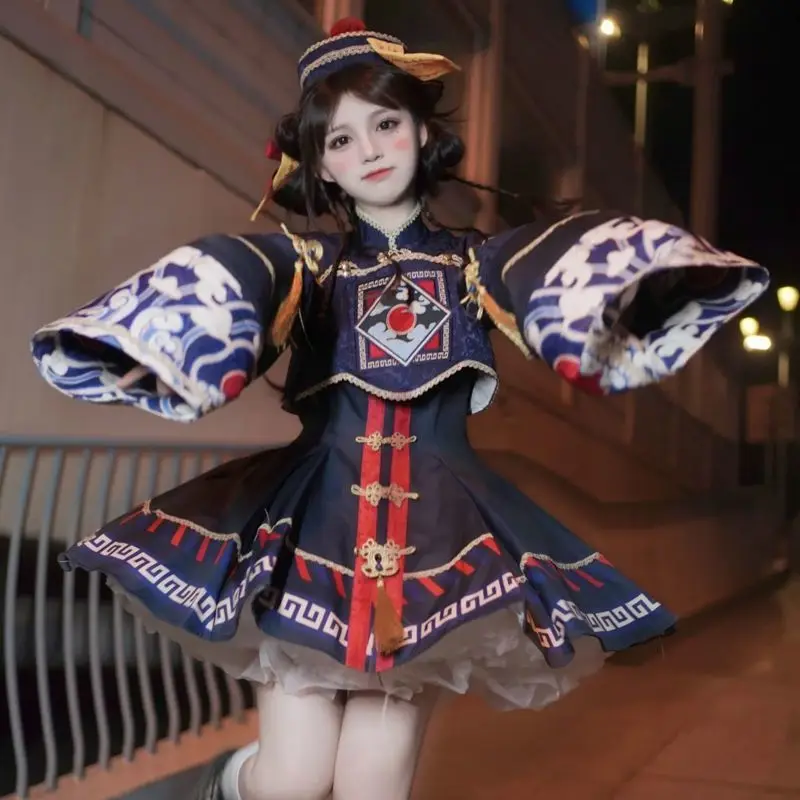 ロリータ中国風の甘いドレスかわいいアニメゾンビガールコスプレ - Anime Cosplay In Chinese のレビューと価格