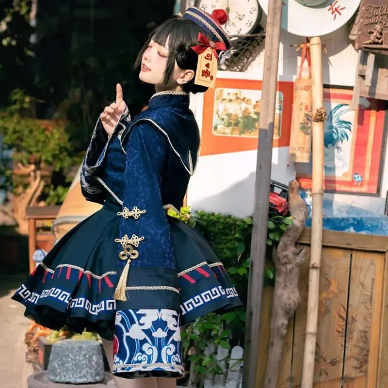 ロリータ中国風の甘いドレスかわいいアニメゾンビガールコスプレ - Anime Cosplay In Chinese のレビューと価格
