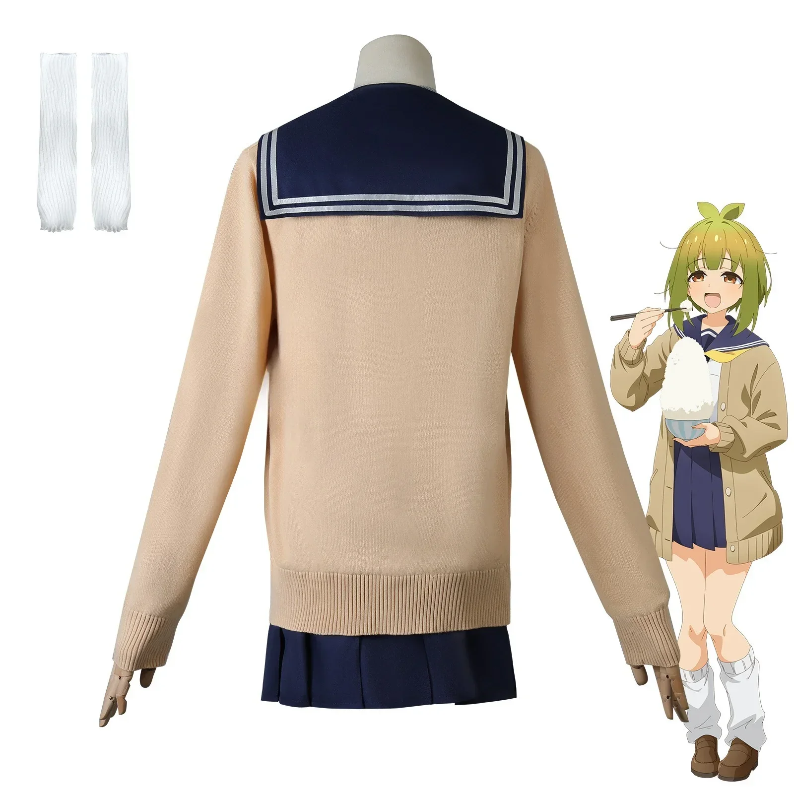 アニメ私の鹿の友達ノコタンミームバシャメコスプレ衣装ウィッグ - Anime Cosplay Meme のレビューと価格