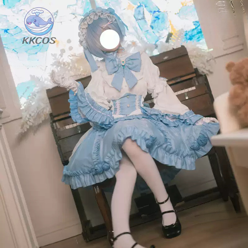 Re:ゼロから始める異世界生活 レム コスプレ衣装 ハロウィ - Anime Cosplay Re Zero のレビューと価格