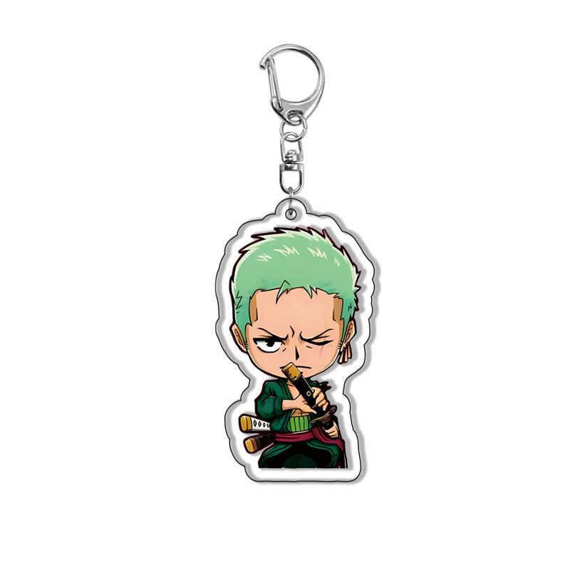 ワンピース ルフィ ゾロ アニメ アクリルキーホルダー ペン - Cosplay Anime Zoro のレビューと価格