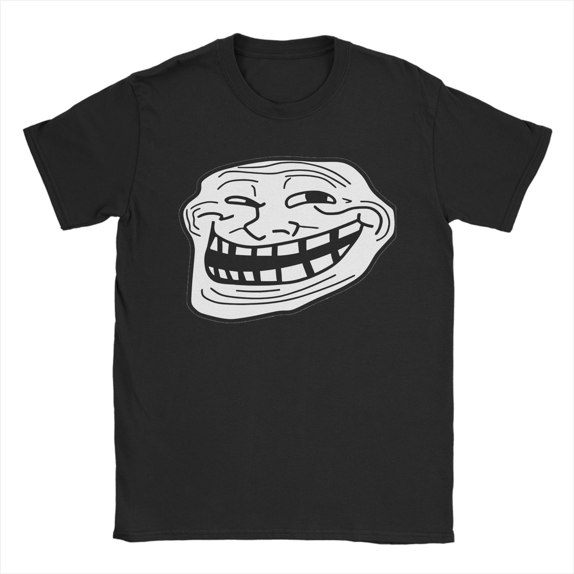 レジャートロールフェイス トロールフェイス メミー Tシャツ - Anime Cosplay Meme のレビューと価格