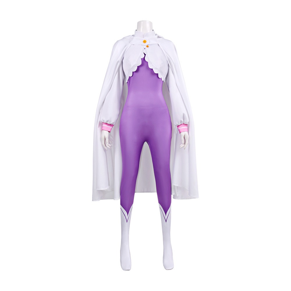 アニメ エミリア コスプレ衣装 紫色のジャンプスーツ ショー - Anime Cosplay Re Zero のレビューと価格