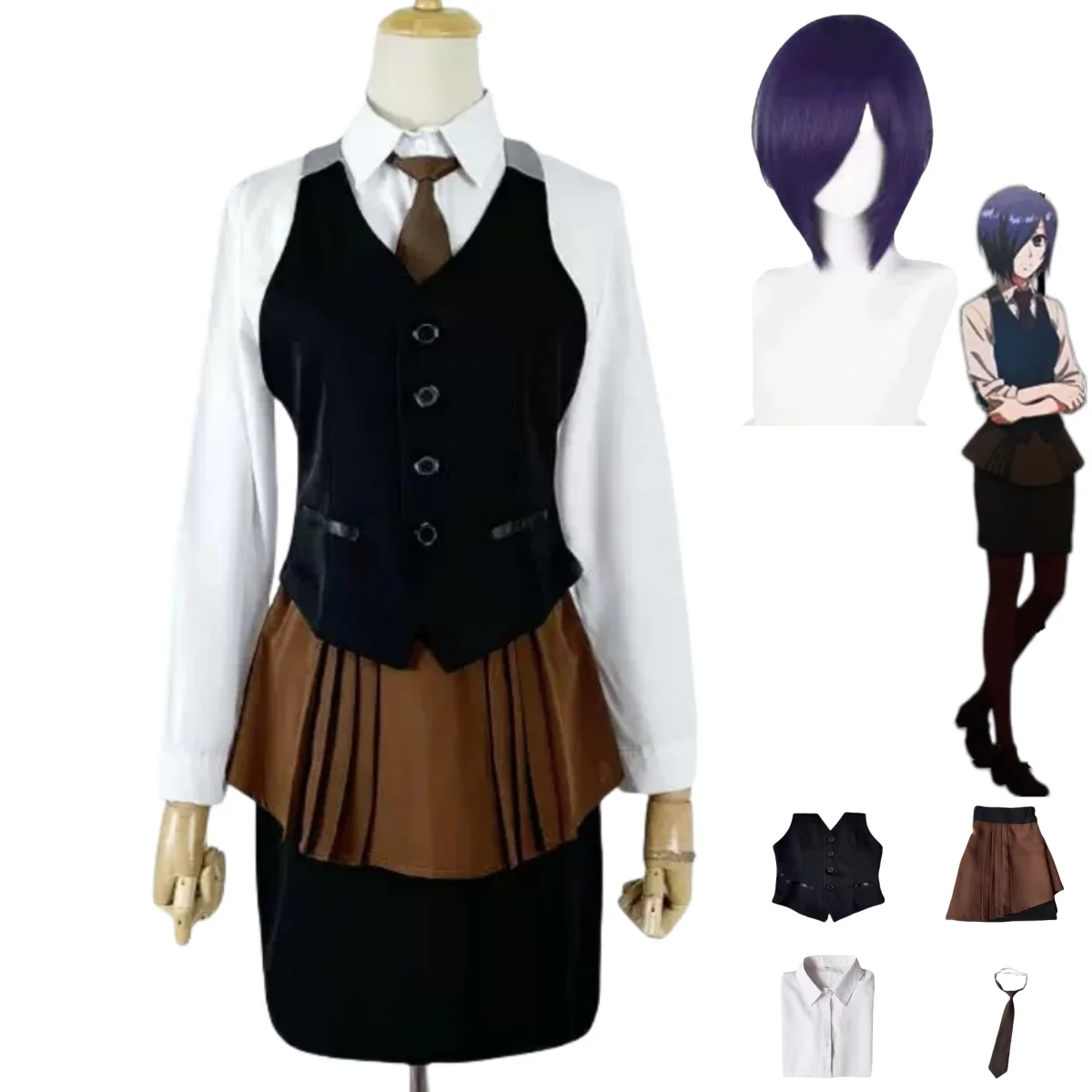 アニメ『東京喰種トーキョーグール』霧島透コスプレ衣装 作業服 - Anime Cosplay Tokyo Ghoul のレビューと価格