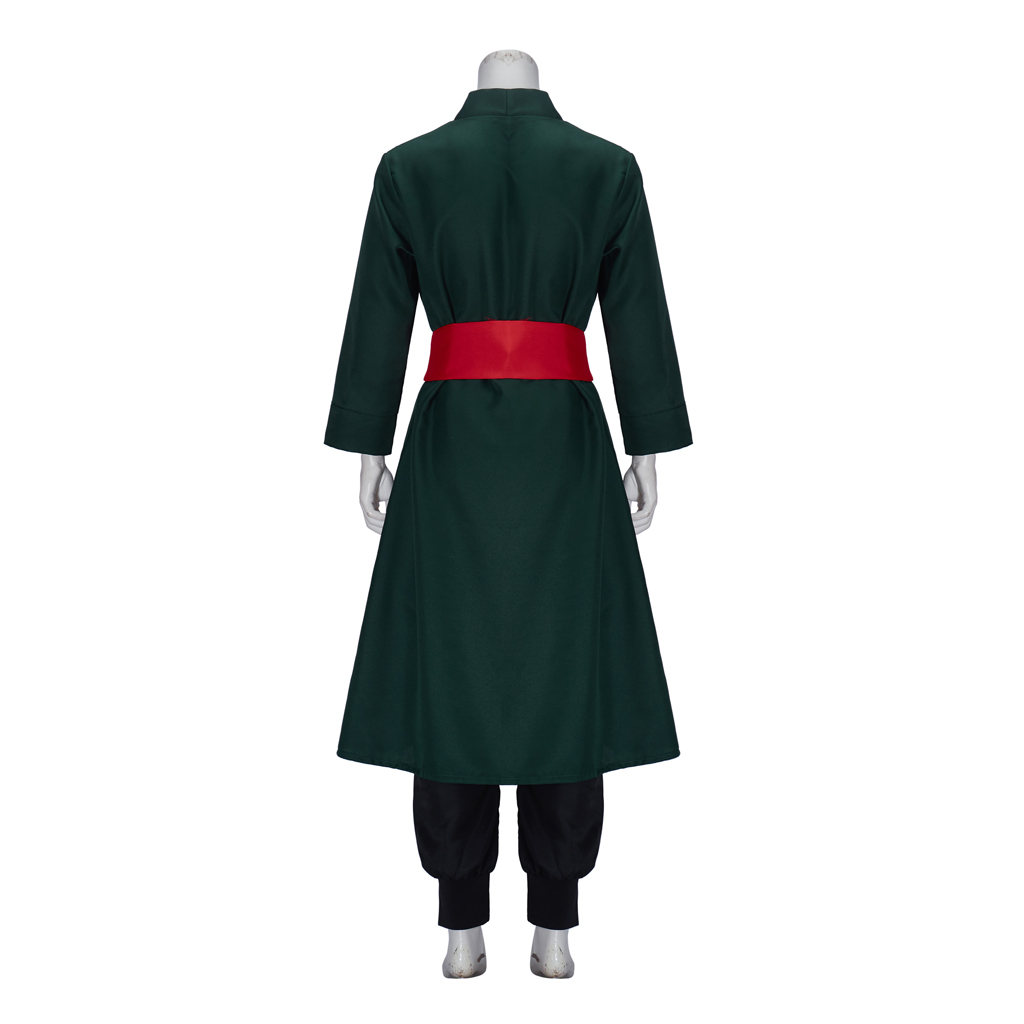 アニメロロノアコスプレゾロ衣装制服グリーンコートベルトパンツ - Cosplay Anime Zoro のレビューと価格