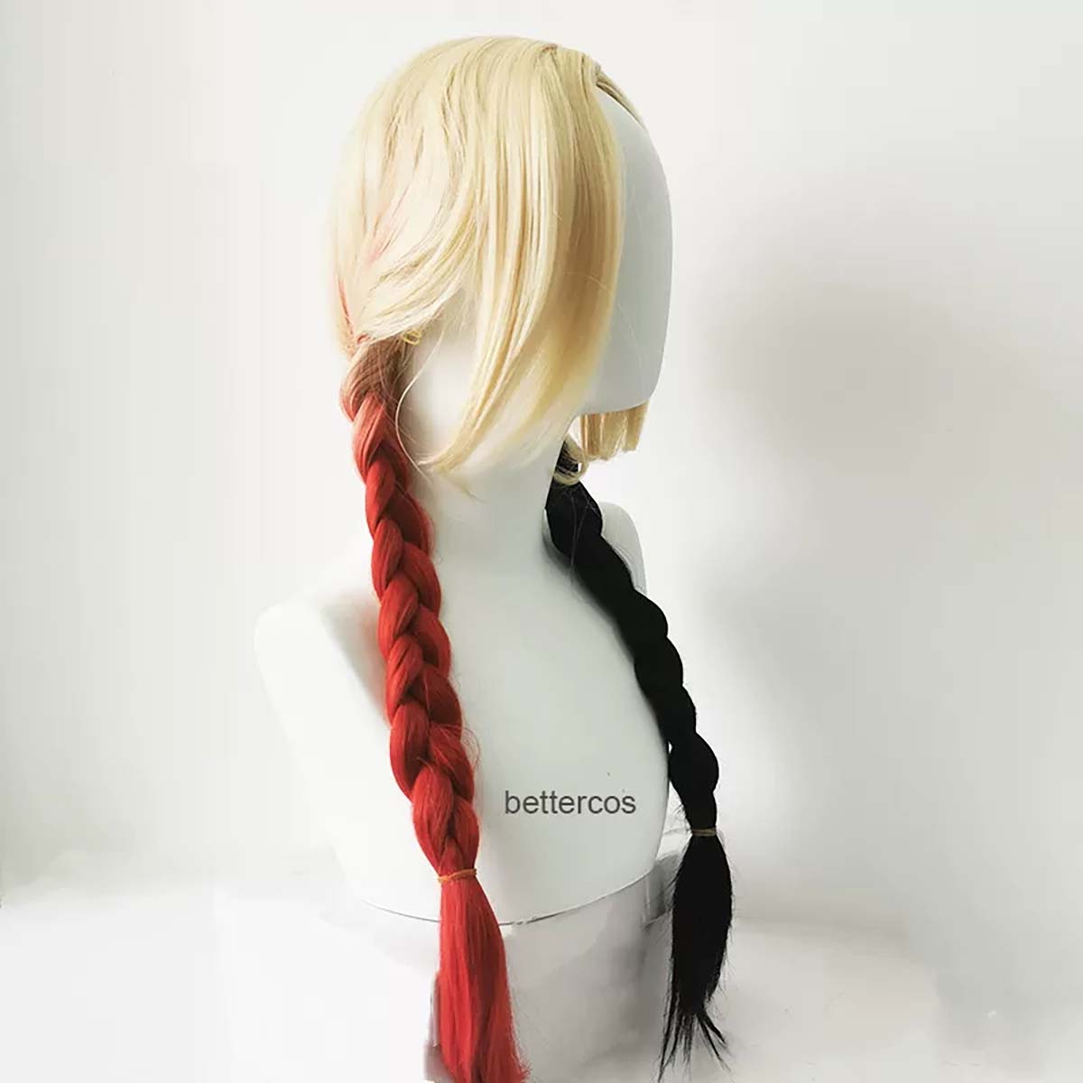 女性用クインコスプレウィッグ ハーレー2 ポニーテールスタイ - Anime Cosplay Red Hair のレビューと価格