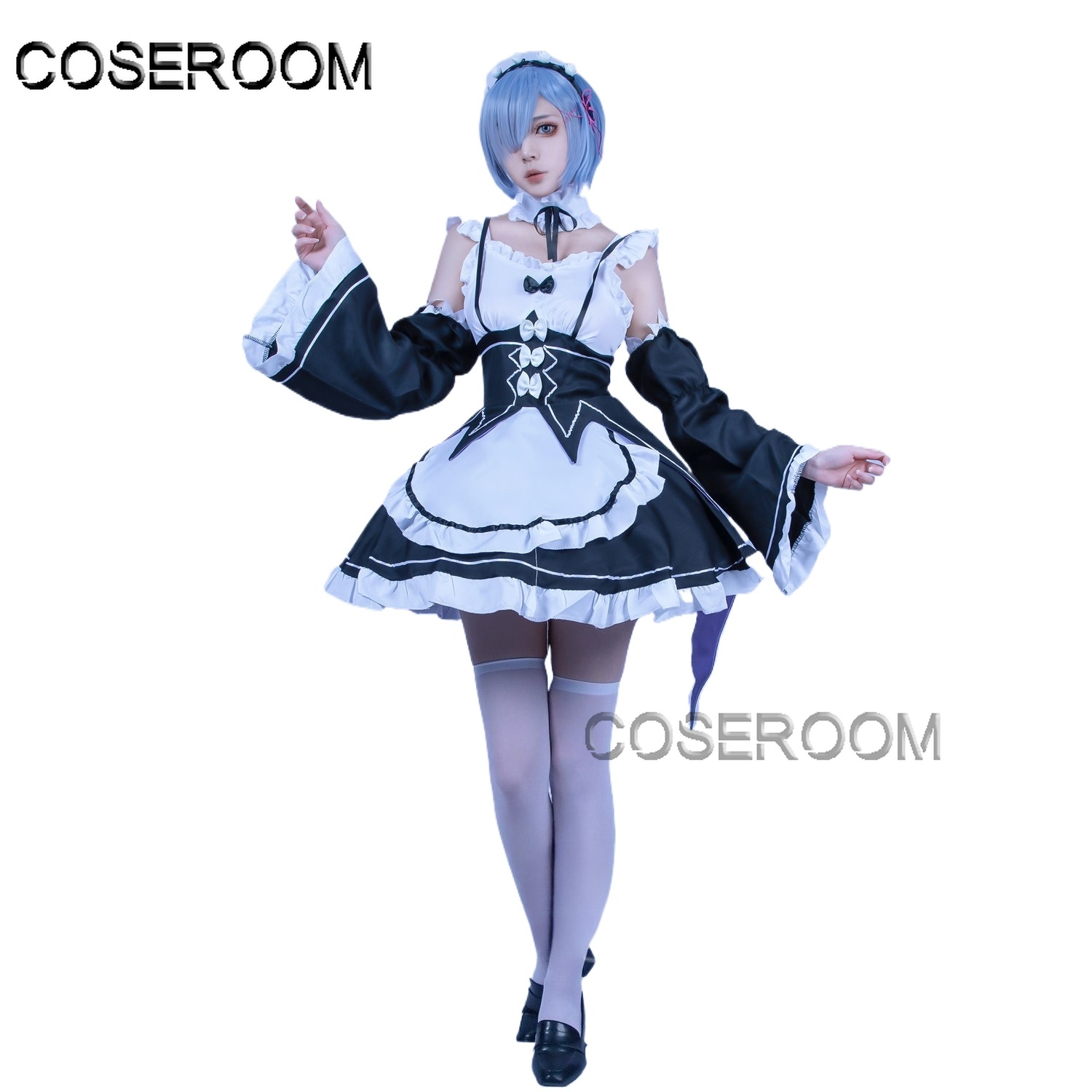 再ゼロから始める異世界生活かわいいレムドレスラムコスプレ衣装 - Re Zero Rem Wig のレビューと価格