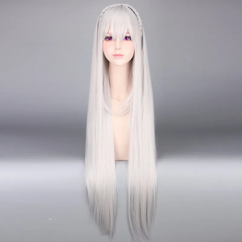 さまざまな世界での生活のための長いコスプレウィッグ - Re Zero Rem Wig のレビューと価格