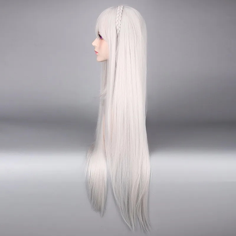 さまざまな世界での生活のための長いコスプレウィッグ - Re Zero Rem Wig のレビューと価格
