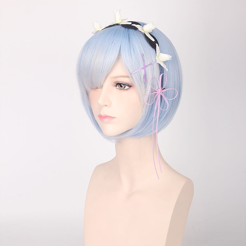 異世界から始めるゼロから始める冒険 ラム・レム コスプレウィ - Re Zero Rem Wig のレビューと価格