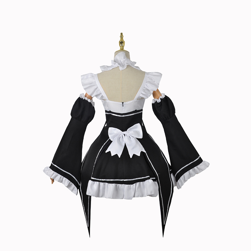 アニメ ラム レム ロリータメイド コスプレ衣装 Re:ゼロ - Re Zero Rem Wig のレビューと価格