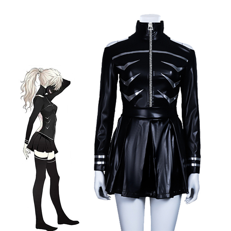 東京グール ケン・カネキ コスプレ衣装 ブラックPUバトルス - Anime Cosplay Tokyo Ghoul のレビューと価格