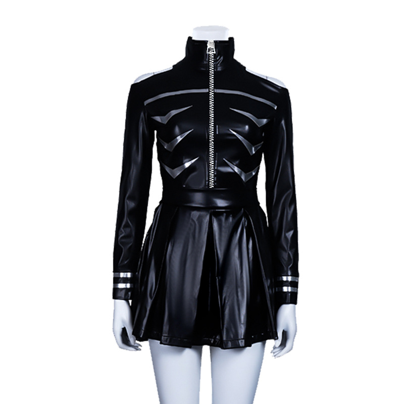 東京グール ケン・カネキ コスプレ衣装 ブラックPUバトルス - Anime Cosplay Tokyo Ghoul のレビューと価格