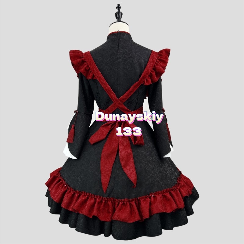アニメゲームキャラクタープラスサイズベルベットメイドコスチュ - Anime Cosplay Plus Size のレビューと価格