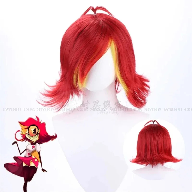 2025年 ハスビン コス ニフティ ウィッグ アニメ ホテ - Anime Cosplay Red Hair のレビューと価格